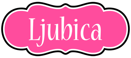 Ljubica invitation logo