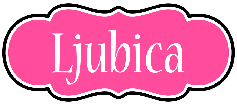 Ljubica invitation logo