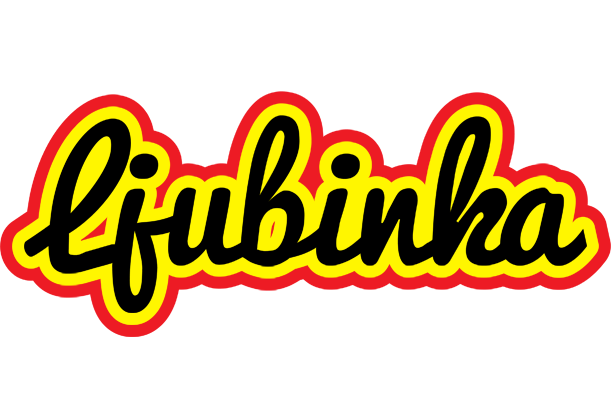 Ljubinka flaming logo