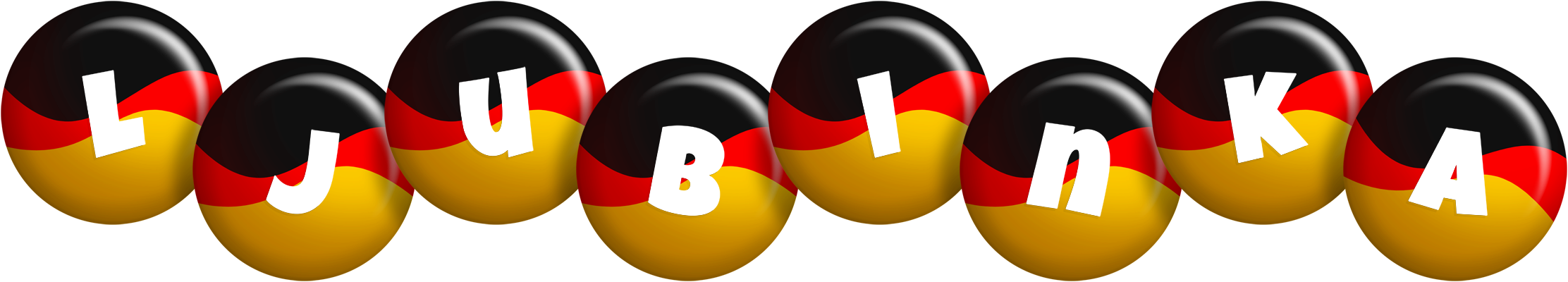 Ljubinka german logo