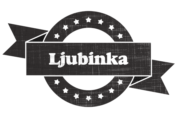 Ljubinka grunge logo