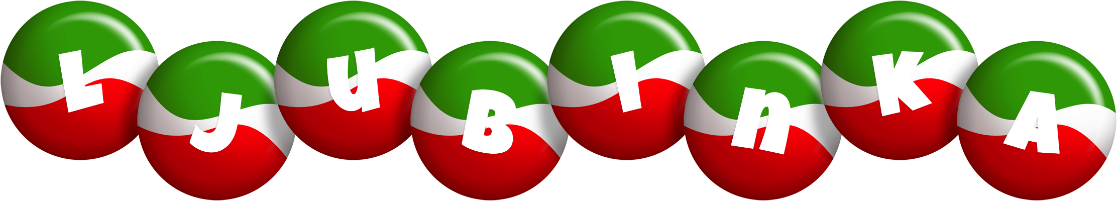 Ljubinka italy logo