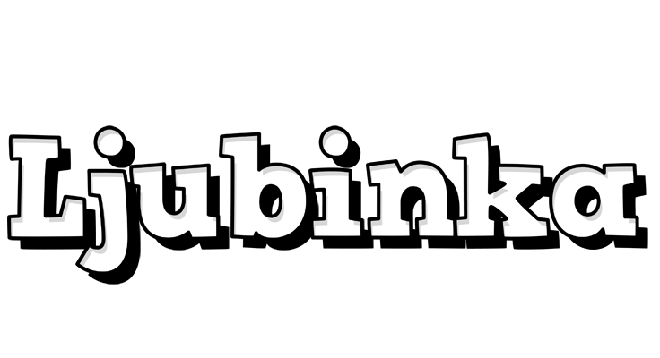 Ljubinka snowing logo