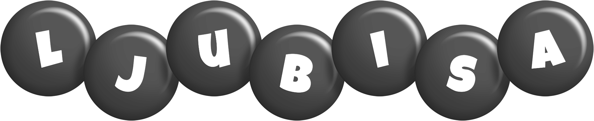 Ljubisa candy-black logo
