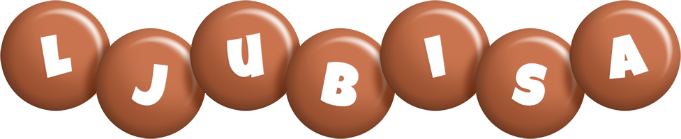 Ljubisa candy-brown logo