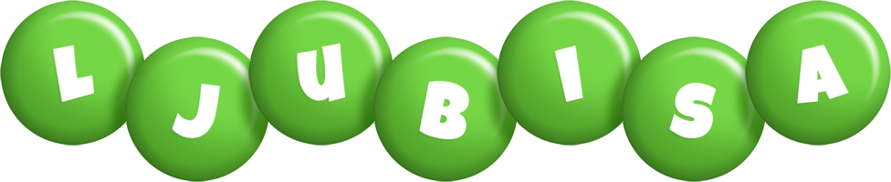 Ljubisa candy-green logo