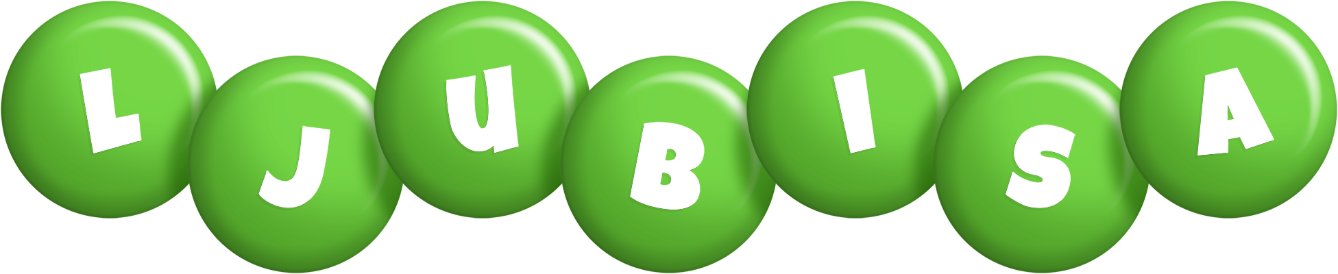 Ljubisa candy-green logo