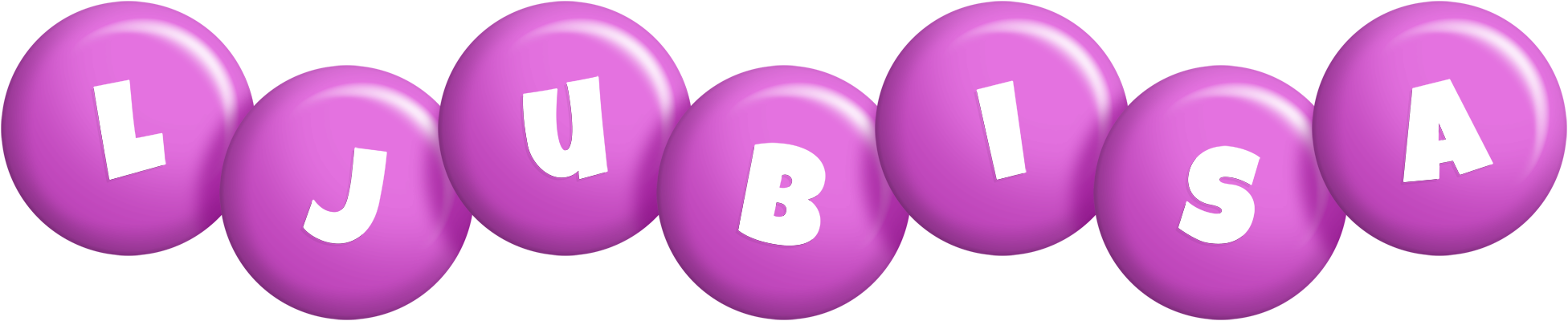 Ljubisa candy-purple logo