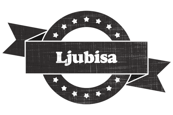Ljubisa grunge logo