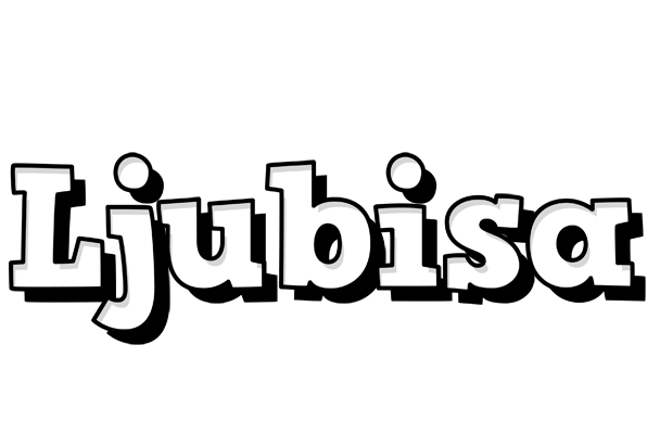 Ljubisa snowing logo