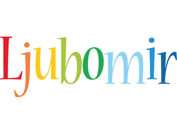 Ljubomir birthday logo
