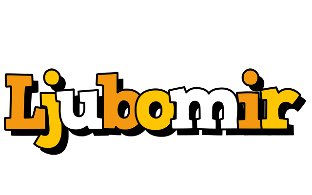 Ljubomir cartoon logo