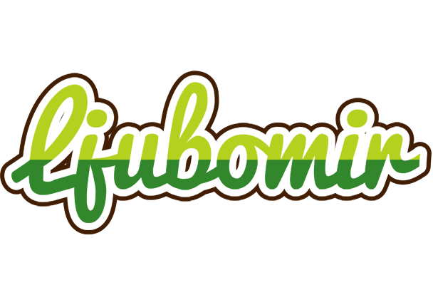Ljubomir golfing logo