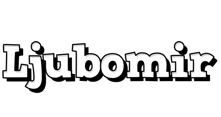 Ljubomir snowing logo