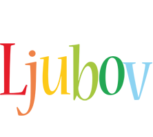 Ljubov birthday logo