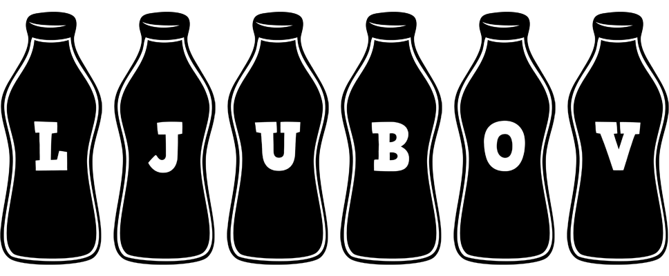 Ljubov bottle logo