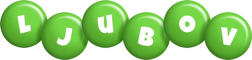 Ljubov candy-green logo
