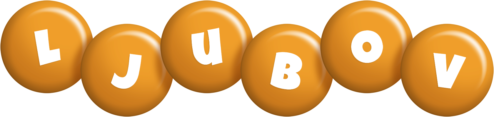 Ljubov candy-orange logo