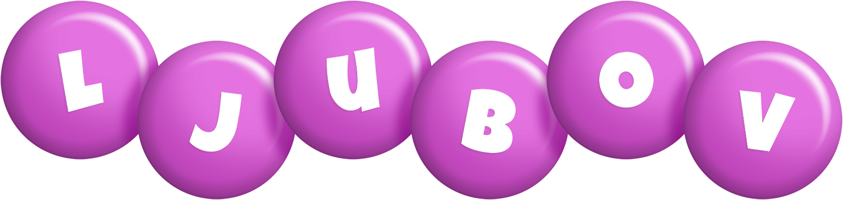 Ljubov candy-purple logo