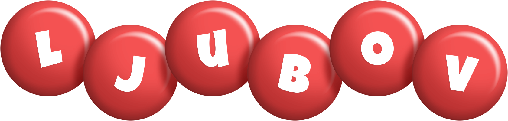 Ljubov candy-red logo