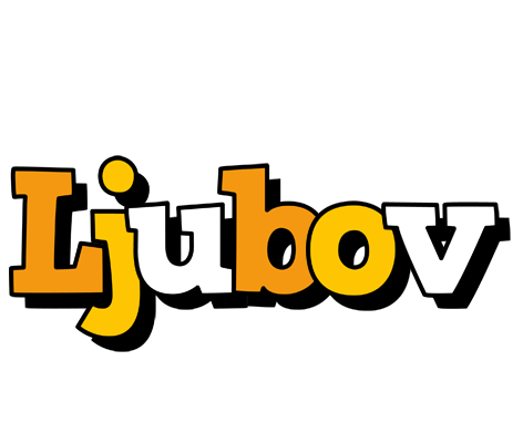 Ljubov cartoon logo