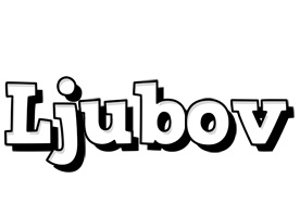 Ljubov snowing logo
