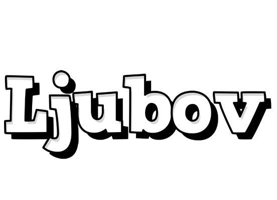 Ljubov snowing logo