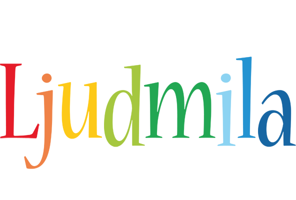 Ljudmila birthday logo