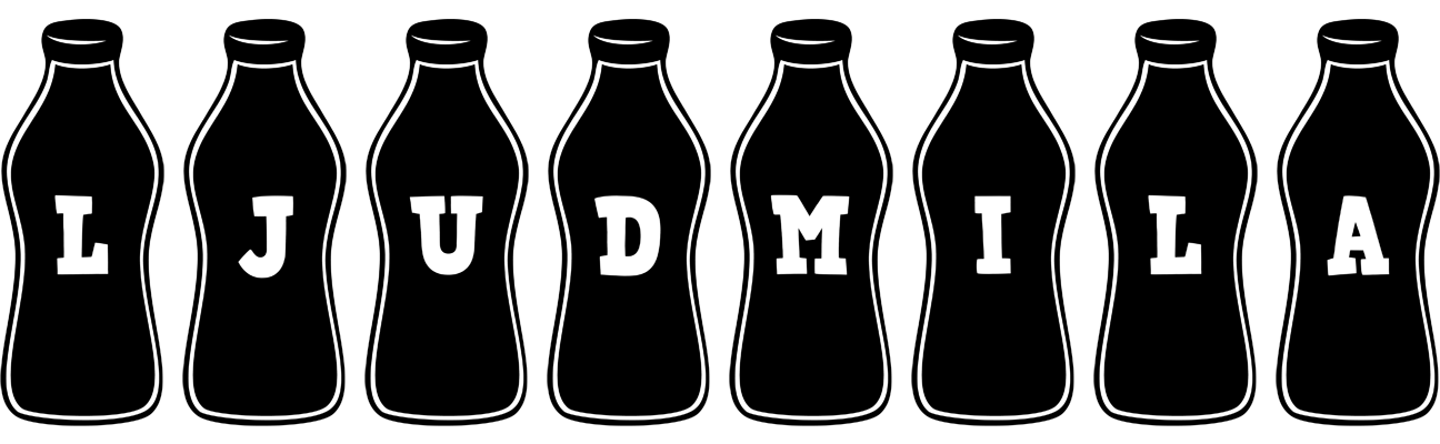 Ljudmila bottle logo