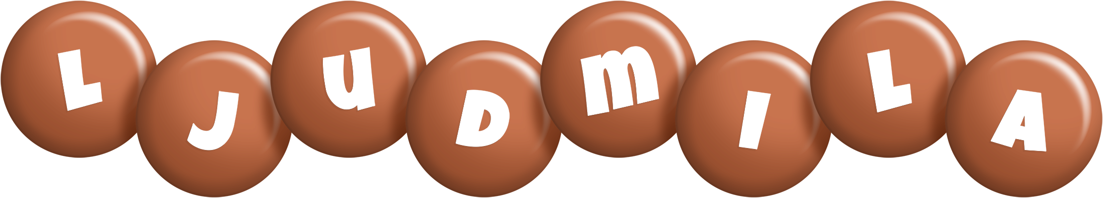 Ljudmila candy-brown logo