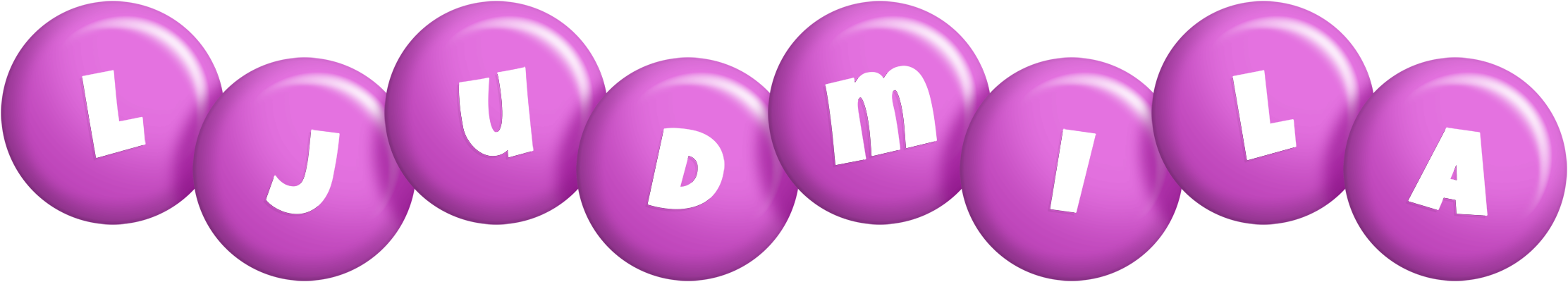 Ljudmila candy-purple logo