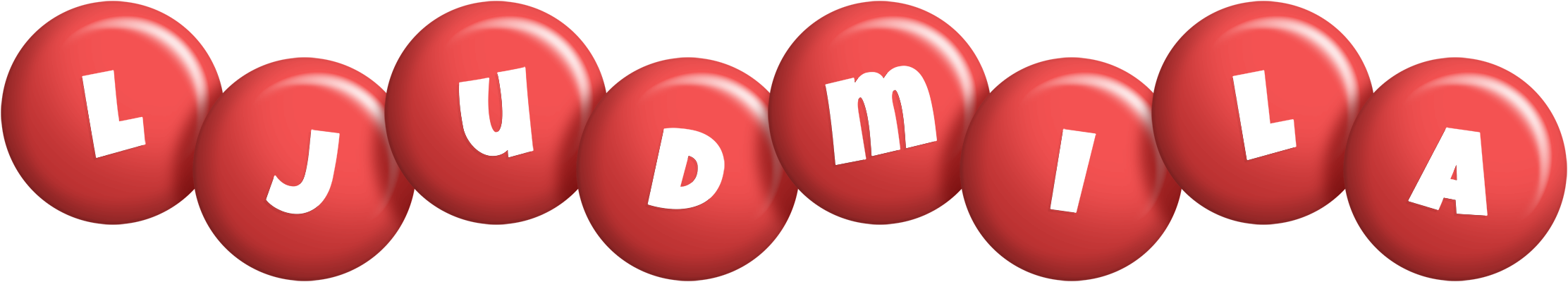 Ljudmila candy-red logo