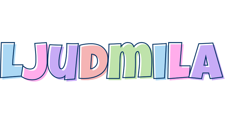 Ljudmila pastel logo