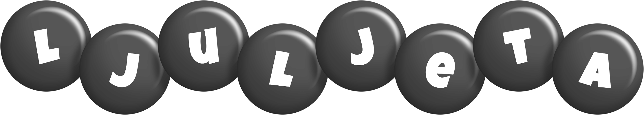 Ljuljeta candy-black logo