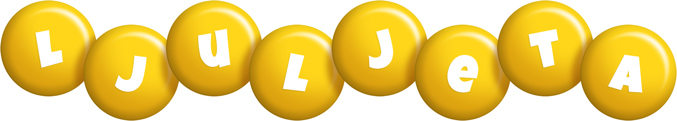 Ljuljeta candy-yellow logo