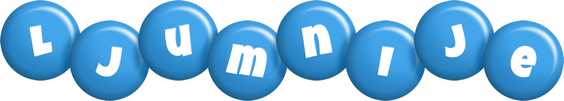 Ljumnije candy-blue logo