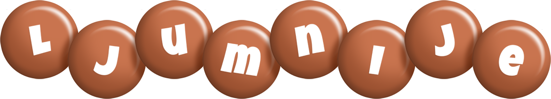 Ljumnije candy-brown logo