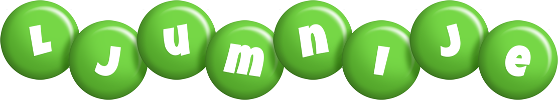 Ljumnije candy-green logo