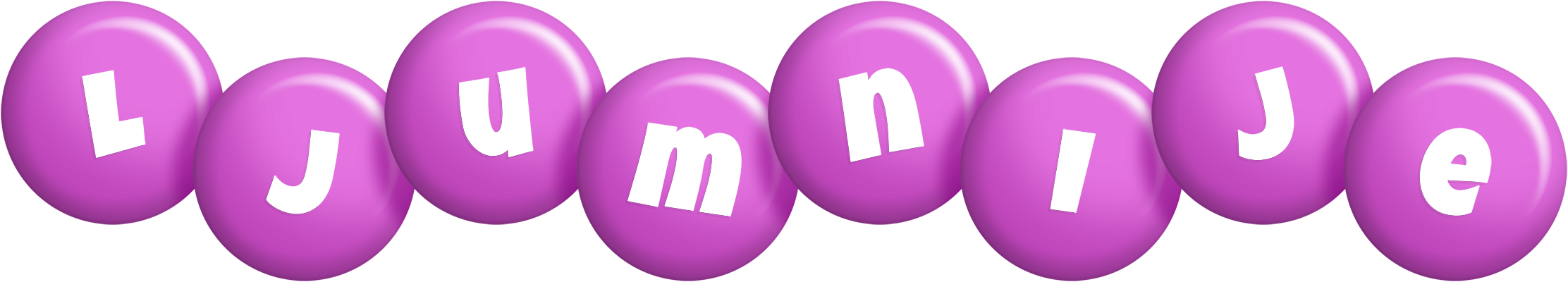 Ljumnije candy-purple logo