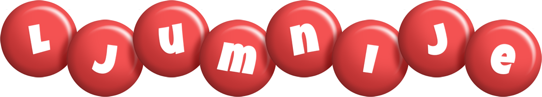Ljumnije candy-red logo