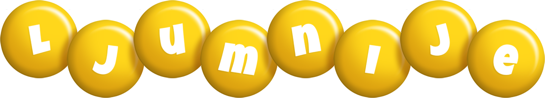 Ljumnije candy-yellow logo