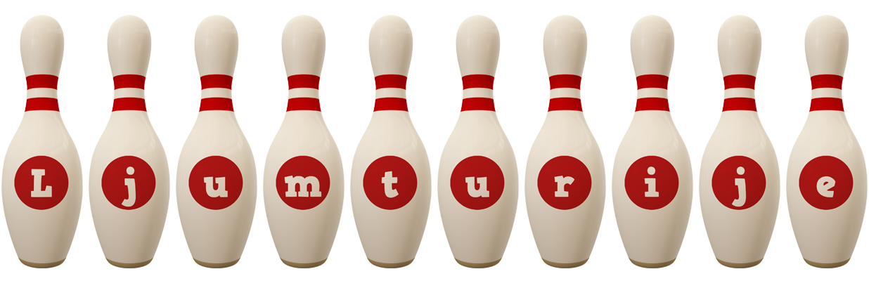 Ljumturije bowling-pin logo