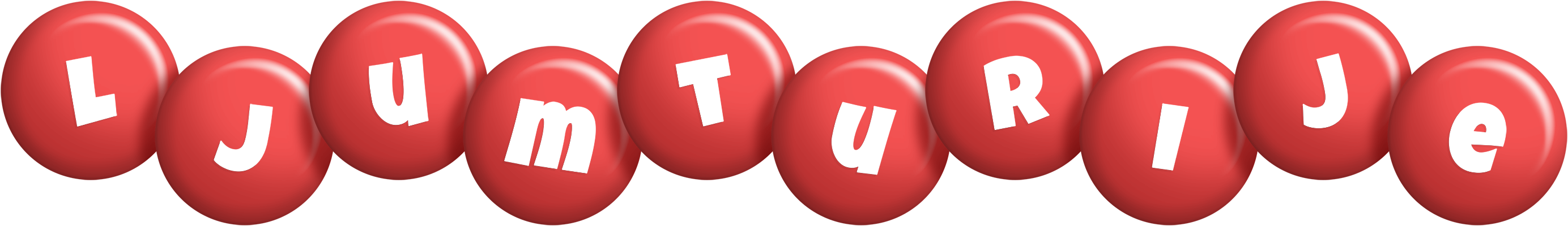 Ljumturije candy-red logo