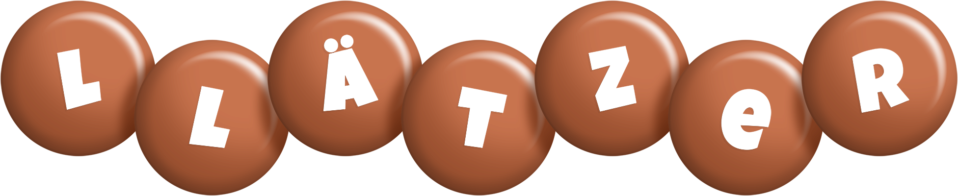Llätzer candy-brown logo