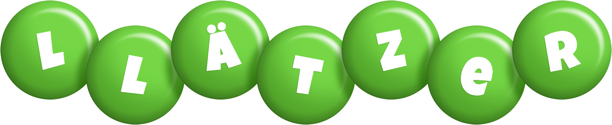 Llätzer candy-green logo