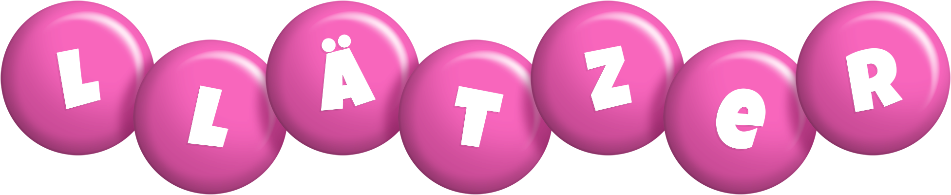 Llätzer candy-pink logo