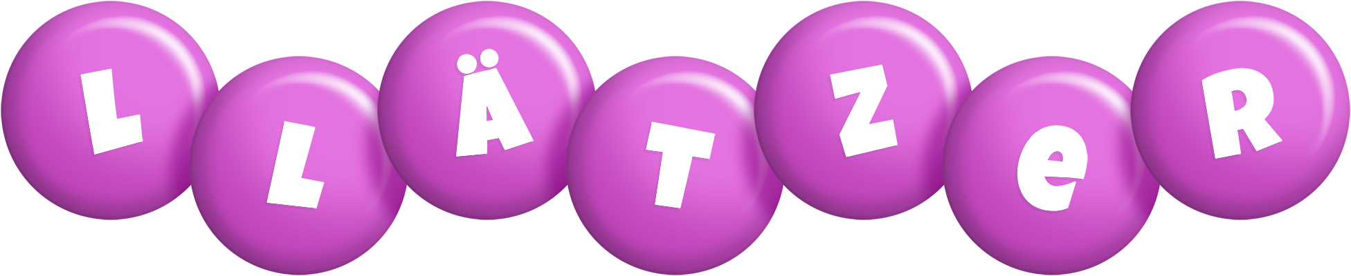 Llätzer candy-purple logo