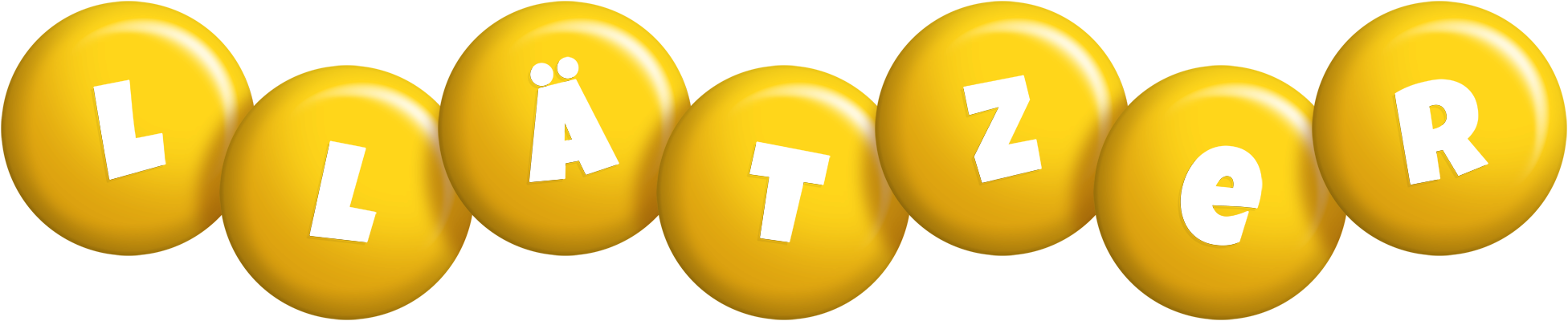 Llätzer candy-yellow logo