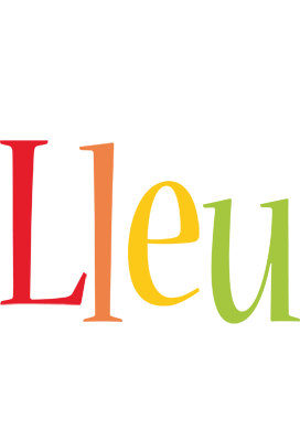 Lleu birthday logo
