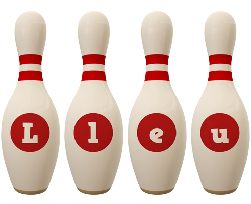 Lleu bowling-pin logo